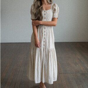 FOUND!! XS LITTLE COTTONWOOD LINEN EDELWEISS DRESS